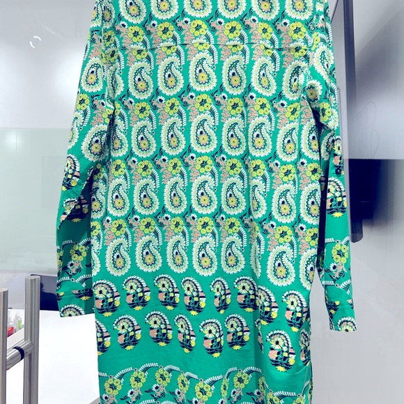 Stunningly rich green 🦚🌷Coolibar UPF Sun Protection Women’s paisley Large - Picture 4 of 6